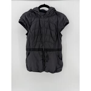 Lululemon Spring Fling cap sleeve hoodie zip up vest